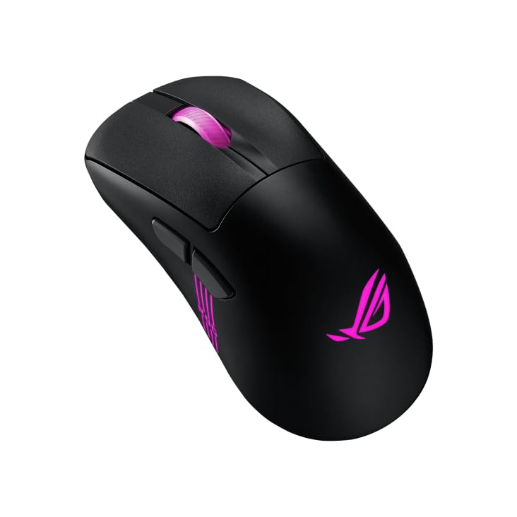 ASUS ROG Keris II Origin Wireless RGB Gaming-Maus (ergonomisch, FPS Esport 65g leicht, ROG AimPoint Pro, 42.000 DPI, ROG Micro Switches II, kabellos ROG SpeedNova, Bluetooth, 2,4-GHz-RF, USB-C) Bild 4