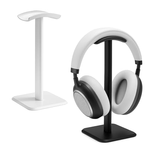APOMOONS 2 Pcs Headset Halterung, Gaming KopfhöRer Stander mit TPU Rutschfestem, Universal Kopfhörer Halterung für Over Ear Kopfhörergrößen, Kopfhörerhalter für die Organisation des Schreibtisches Bild 1