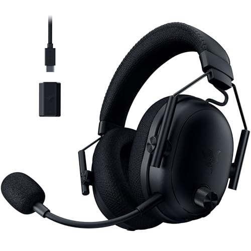 Razer BlackShark V3 Pro - Kabelloses E-Sport-Headset mit ANC- Geräuschunterdrückung - 50mm Audio Treiber - Abnehmbares Mikrofon - Wireless 2,4 GHz & Bluetooth - FPS-Profile - PC/Mac | Schwarz Bild 1