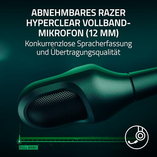 Razer BlackShark V3 Pro - Kabelloses E-Sport-Headset mit ANC- Geräuschunterdrückung - 50mm Audio Treiber - Abnehmbares Mikrofon - Wireless 2,4 GHz & Bluetooth - FPS-Profile - PC/Mac | Schwarz Bild 5