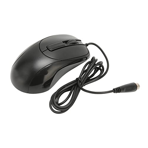 POENVFPO Universelle Esports Gaming Maus Verkabelt 3 Knöpfe Ergonomische Mäuse für Bürohäuser, Komfortable Schwarze Bauchmuskeln Bild 1