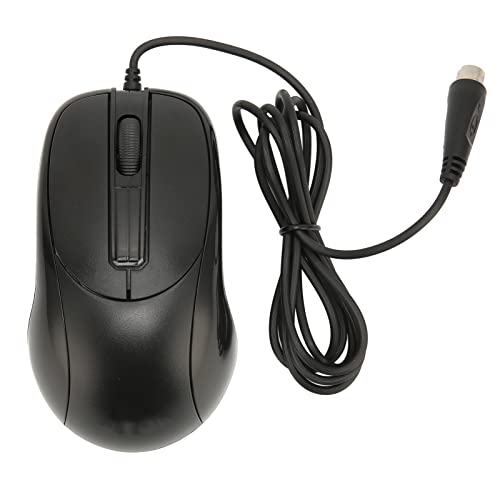 POENVFPO Universelle Esports Gaming Maus Verkabelt 3 Knöpfe Ergonomische Mäuse für Bürohäuser, Komfortable Schwarze Bauchmuskeln Bild 6