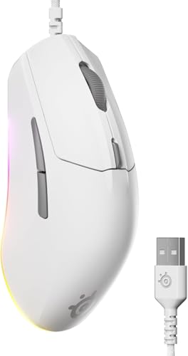 SteelSeries Apex 3 TKL White - Gaming Tastatur - 8-Zonen RGB-Beleuchtung - Deutsches QWERTZ Rival 3 Gen 2 Gaming-Maus - 8.5K DPI TrueMove Core-Optiksensor - 60M Klicks garantiert Bild 3