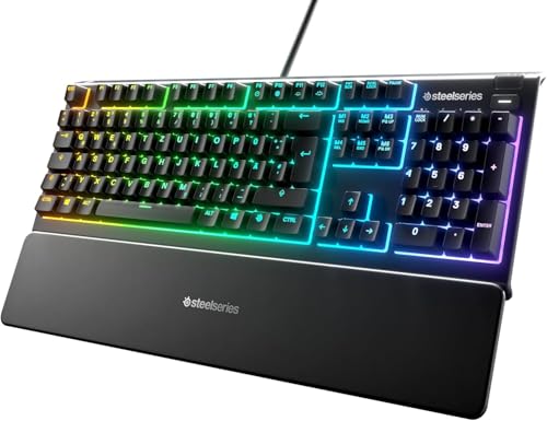 SteelSeries Apex 3 - Gaming Tastatur - 10-Zonen RGB-Beleuchtung - Deutsches QWERTZ Rival 3 Gen 2 Gaming-Maus - 8.500 DPI TrueMove Core-Optiksensor - 60 Millionen Klicks garantiert Bild 2