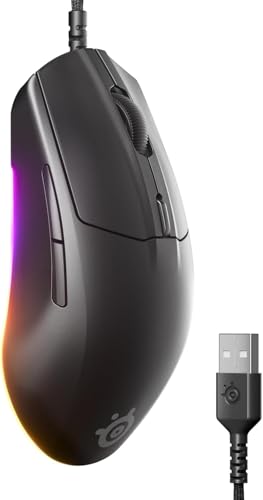 SteelSeries Apex 3 - Gaming Tastatur - 10-Zonen RGB-Beleuchtung - Deutsches QWERTZ Rival 3 Gen 2 Gaming-Maus - 8.500 DPI TrueMove Core-Optiksensor - 60 Millionen Klicks garantiert Bild 3