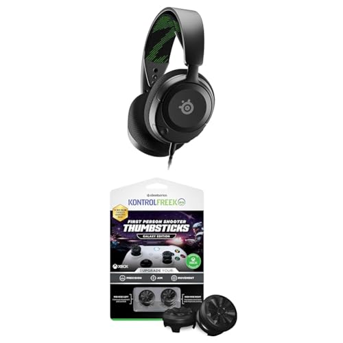 SteelSeries Arctis Nova 1X - Xbox Series X/S Gaming-Headset - Hi-Fi-Treiber - 360° Surround-Sound + KontrolFreek FPS Freek Galaxy Black für Xbox - Performance Thumbsticks Bild 1