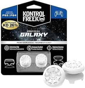SteelSeries Arctis Nova 7P Wireless PlayStation Gaming-Headset - 2,4 GHz & Mischbarer Bluetooth-Sound + KontrolFreek FPS Freek Galaxy White für PlayStation (PS4/PS5) - Performance Thumbsticks Bild 3