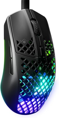 SteelSeries Aerox 3 Onyx - Superleichte Gaming-Maus - Optischer TrueMove Core Sensor mit 8,5K CPI QcK XL Performance Balance Gaming-Mauspad 900x400mm Bild 2