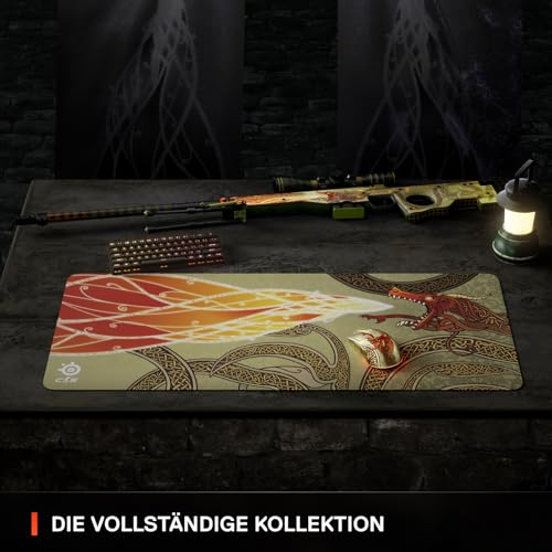 SteelSeries Wireless Gaming-Maus CS2 Dragon Lore Edition – Counter-Strike – 2,4 GHz + Bluetooth – 18K DPI TrueMove Air Optical Sensor – Bis zu 200 Stunden Akkulaufzeit – 80 Mio. Klicks garantiert Bild 6