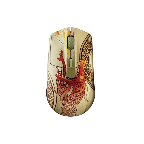 SteelSeries Wireless Gaming-Maus CS2 Dragon Lore Edition – Counter-Strike – 2,4 GHz + Bluetooth – 18K DPI TrueMove Air Optical Sensor – Bis zu 200 Stunden Akkulaufzeit – 80 Mio. Klicks garantiert Bild 7