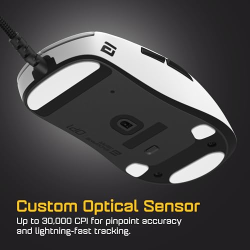 ENDGAME GEAR OP1 8k v2 Weiß – Esports Gaming Maus mit Kabel, 30K DPI optischem Sensor, 8000Hz Polling, austauschbaren Switches & Claw-Grip-Design Bild 4