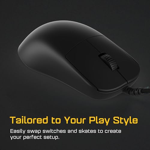ENDGAME GEAR OP1 8k v2 Schwarz – Esports Gaming Maus mit Kabel, 30K DPI optischem Sensor, 8000Hz Polling, austauschbaren Switches & Claw-Grip-Design Bild 6