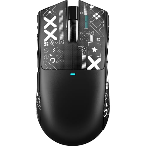ATTACK SHARK X11 SE Kabellose Gaming-Maus, PixArt PAW3311 Gaming-Sensor, BT/2.4G Wireless/Kabelgebunden, 22000 DPI, 65 Stunden Akku, Büro- und Gaming-Maus für Win/Xbox/PS/Mac (Schwarz + Klebeband) Bild 1