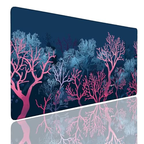 Mauspad XXL 1400x800x4mm Wasserdicht Schreibtischunterlage rutschfeste Speed Gaming Mousepad Maritime Groß Desk Mouse Mat Maus Pad, Schreibtisch Unterlage Deko für PC, MacBook, Laptop, Home Office Bild 1