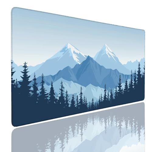 Mauspad XXL 1400x800x4mm Wasserdicht Schreibtischunterlage rutschfeste Speed Gaming Mousepad Modern (15) Groß Desk Mouse Mat Maus Pad, Schreibtisch Unterlage Deko für PC, MacBook, Laptop, Home Office Bild 1
