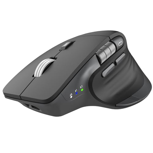 CITLLA Kabellose Bluetooth Maus,Wiederaufladbare,Geräuscharme Maus mit Multi-Device-Funktion,Einstellbarer DPI,Flying Scroll&Daumenrad,Bluetooth Mäuse für Laptop,Computer,Tablet Bild 1