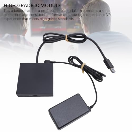 PC -Adapter- und Zubehör -Kit für VR2, Kompatibel mit VR2 -Headset für SteamVR- und PC -Gaming, Erweitern Sie die Spielbibliothek für VR2 auf Dem PC (EU-Stecker) Bild 2