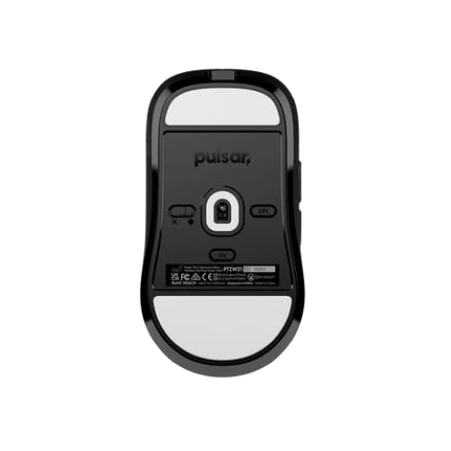 Pulsar Gaming Gears TenZ Signature Edition kabellose Gaming-Maus, Ultraleicht, 47 g, symmetrische Form, XS-1-Flaggschiff-Sensor, empfohlen für Krallengriff, 8K-Dongle enthalten, Schwarz Bild 4