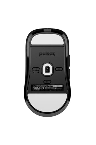 Pulsar Gaming Gears TenZ Signature Edition kabellose Gaming-Maus, Ultraleicht, 47 g, symmetrische Form, XS-1-Flaggschiff-Sensor, empfohlen für Krallengriff, 8K-Dongle enthalten, Schwarz Bild 5