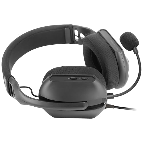 Mars Gaming MH-PRO, Gaming-Kopfhörer ARGB Flow, Surround-Sound, AIR 3D-Ohrpolster, Mikrofon, PS4, PS5, Xbox ONE, Xbox Series X-S, Switch, Switch 2, Windows, Mac, Smartphone und Tablet, Schwarz Bild 6