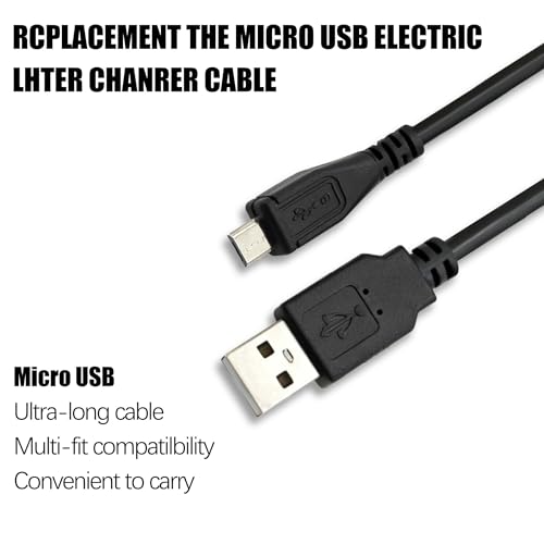 Ersatz Micro USB Ladekabel Kompatibel mit Turtle Beach Kopfhörern Unsichtbar 420x 600 700 450 Elite 800 800X Gaming Kopfhörer (5 Fuß) Bild 4