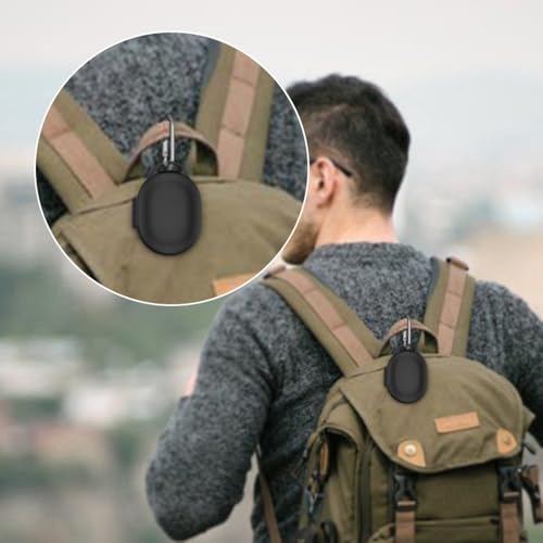 Silikon Hülle kompatibel mit SteelSeries Arctis GameBuds Gaming Kopfhörer Stoßfeste Schutzhülle mit Bergsteigschnalle - Etui Case Cover Earphone Protector Bild 4