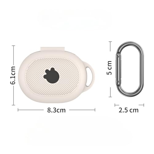 Silikon Hülle kompatibel mit SteelSeries Arctis GameBuds Gaming Kopfhörer Stoßfeste Schutzhülle mit Bergsteigschnalle - Etui Case Cover Earphone Protector Bild 5