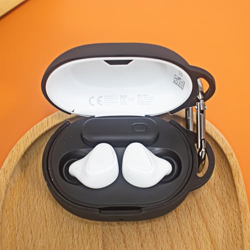 Silikon Hülle kompatibel mit SteelSeries Arctis GameBuds Gaming Kopfhörer Stoßfeste Schutzhülle mit Bergsteigschnalle - Etui Case Cover Earphone Protector Bild 7