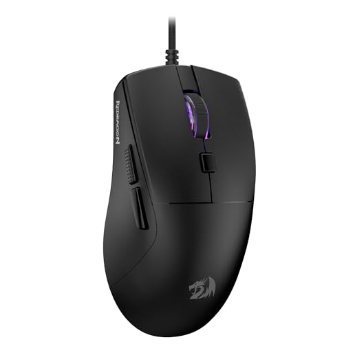 Redragon M618 Kabelgebundene Gaming-Maus, 10000 DPI optische ergonomische Maus mit 6 programmierbaren Tasten, 84G Ultraleicht, Software unterstützt DIY-Tastenkombinationen, Schwarz Bild 1