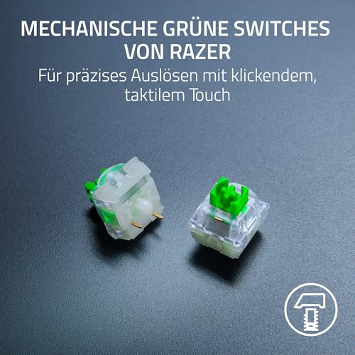 Razer BlackWidow V4 X Pokémon Edition - Mechanische Gaming-Tastatur - Chroma RGB - grüne Clicky Switches - 6 dedizierte Makro-Tasten - Doubleshot-ABS-Tastenkappen - QWERTY US-Layout | Pokémon Kanto Bild 2