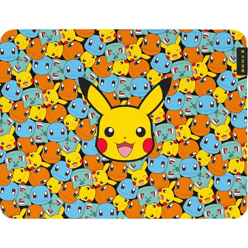 Razer Gigantus V2 Pokémon Edition - Weiche Gaming-Mausmatte für Geschwindigkeit und Kontrolle - Mikrogewebe-Oberfläche - Dicker Gummischaum - rutschfeste Unterlage - 360 x 275 x 3mm | Pokémon Kanto Bild 1