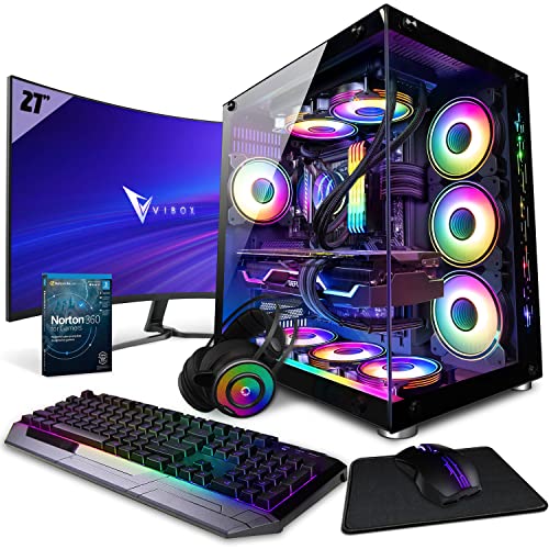 Vibox SG-X-300 Gaming PC Set Komplett • Monitor 27 Zoll • Intel Core i9 14900KF 24-Kern • Nvidia RTX 5070 Ti 16GB • 32GB RAM • 1TB NVMe SSD • Windows 11 • WLAN Bild 1