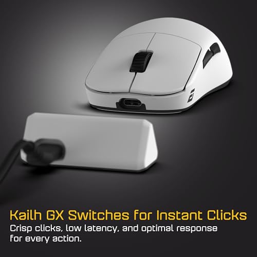 ENDGAME GEAR OP1w 4k v2 Wireless Gaming Maus Weiß – 30K DPI Optischer Sensor, 4000Hz Polling, Hot-Swap Switches & Claw-Grip Design Bild 3