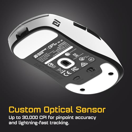 ENDGAME GEAR OP1w 4k v2 Wireless Gaming Maus Weiß – 30K DPI Optischer Sensor, 4000Hz Polling, Hot-Swap Switches & Claw-Grip Design Bild 4