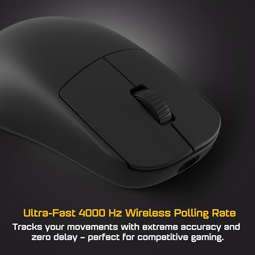 ENDGAME GEAR OP1w 4k v2 Wireless Gaming Maus Schwarz – 30K DPI Optischer Sensor, 4000Hz Polling, Hot-Swap Switches & Claw-Grip Design Bild 2