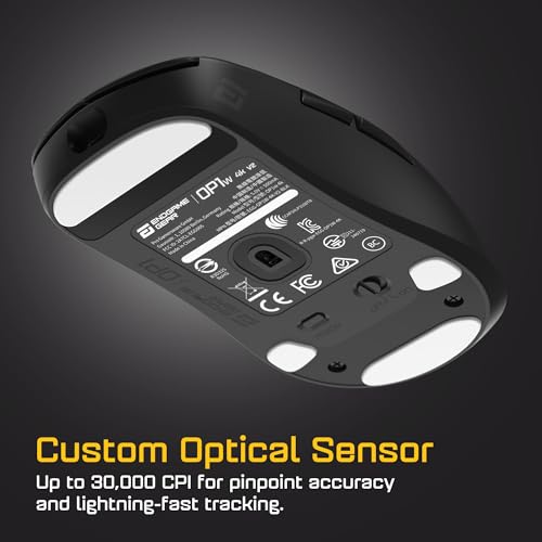 ENDGAME GEAR OP1w 4k v2 Wireless Gaming Maus Schwarz – 30K DPI Optischer Sensor, 4000Hz Polling, Hot-Swap Switches & Claw-Grip Design Bild 4
