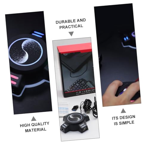 Operitacx Gaming-Controller-Adapter Für Spielkonsole Gamepad-Tastatur-Maus-konverter Zubehör Für Spielkonsole Schwarz Bild 3