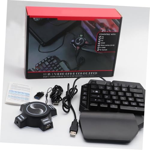 Operitacx Gaming-Controller-Adapter Für Spielkonsole Gamepad-Tastatur-Maus-konverter Zubehör Für Spielkonsole Schwarz Bild 5
