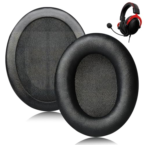 2 Ohrpolster Ersatz Kompatibel mit Kingston HyperX Cloud 2 3 Memory Schaumstoff Leder Ohrpolster für Cloud II III, Cloud Flight, Cloud Flight S, Cloud Alpha S, Cloud Alpha Pro, Cloud Stinger Kopfhörer Bild 1