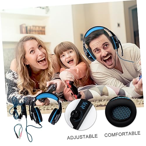 VILLCASE Headset Für Pc Gaming Mit Leuchtendem Design Atmungsaktiven Ohrclips Komfortablem Tragegefühl Und Exquisiter Verarbeitung Für Hervorragendes Spielerlebnis Bild 2