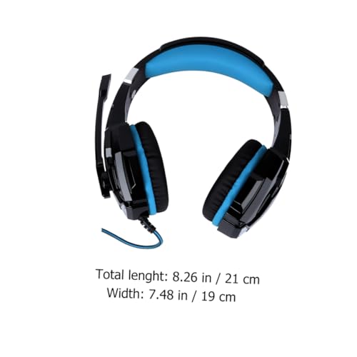 VILLCASE Headset Für Pc Gaming Mit Leuchtendem Design Atmungsaktiven Ohrclips Komfortablem Tragegefühl Und Exquisiter Verarbeitung Für Hervorragendes Spielerlebnis Bild 5