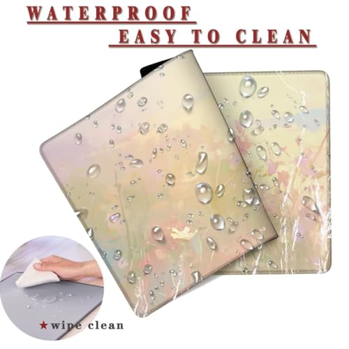 Mauspad XXL 1400x800x4mm Wasserdicht Schreibtischunterlage Rutschfeste Speed Gaming Mousepad Pictures (3) Groß Desk Mouse Mat Maus Pad, Schreibtisch Unterlage Deko für PC, Macbook, Laptop, Home Office Bild 2