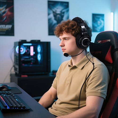 GEEKRIA Aufsteckbares Kopfhörer-Boom-Mikrofon, wandeln Sie Ihren geliebten Kopfhörer in ein Gaming-Headset um, abnehmbares, flexibles Mod-Mikrofon, kompatibel mit PCs/Spielkonsolen/Handheld-Geräten Bild 6