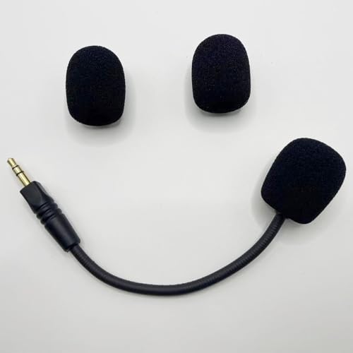 Ersatz-Spielmikrofon, kompatibel mit Havit H2002D Gaming-Headsets, abnehmbares kristallklares Mikrofon mit Geräuschunterdrückung, 2 Schaumstoffabdeckungen Bild 6