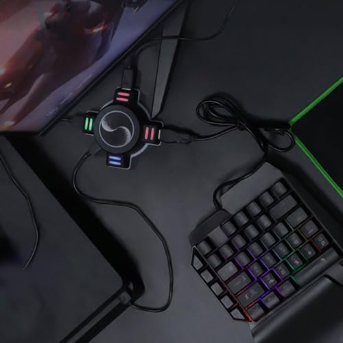 NUOBESTY Gaming-Controller-Adapter Für Spielkonsole Gamepad-konverter Maus-Adapter Für Spielkonsole Konverter Für Gamepad Schwarz Bild 5