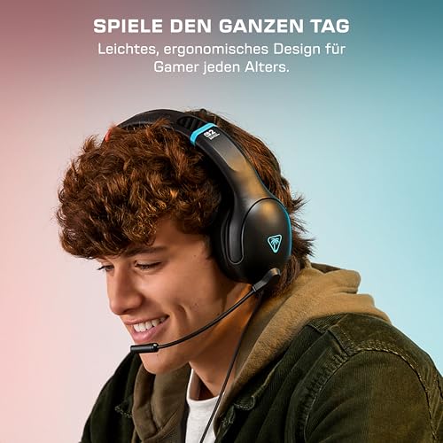 Turtle Beach Airlite Fit Wired Gaming Headset Offiziell Lizenziert für Nintendo Switch 2, 1, und OLED, Anthrazitschwarz Bild 6