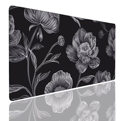 Mauspad XXL 1400x800x4mm Wasserdicht Schreibtischunterlage rutschfeste Speed Gaming Mousepad Plant (6) Groß Desk Mouse Mat Maus Pad, Schreibtisch Unterlage Deko für PC, MacBook, Laptop, Home Office Bild 1