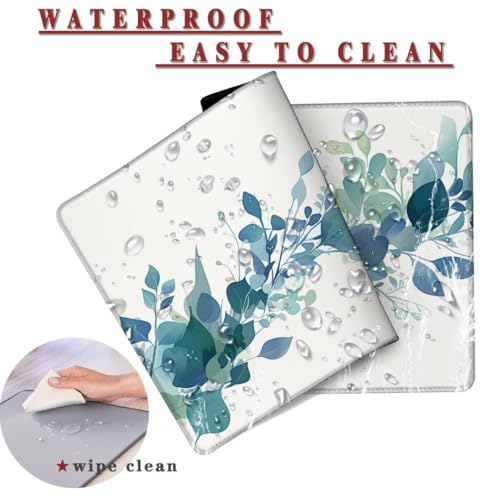 Mauspad XXL 1400x800x4mm Wasserdicht Schreibtischunterlage rutschfeste Speed Gaming Mousepad Plant (2) Groß Desk Mouse Mat Maus Pad, Schreibtisch Unterlage Deko für PC, MacBook, Laptop, Home Office Bild 2