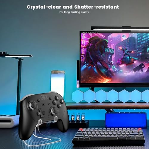 2 Stück Controller Halter, Controller Halterung für PC/Switch/Xbox/PS3/PS4/PS5/Pro Controller, Universal Wandhalterung Headset Halterung Rutschfester Stabiler Tabletop Gaming Zubehör Ständer Bild 5