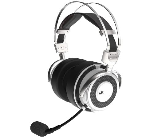 VZR Model One MKII Audiophiles Gaming-Headset – 3D-Audio für First-Person-Shooter/FPS-Gaming, patentiertes CrossWave™ räumliches Audio, abnehmbares Mikrofon mit Geräuschunterdrückung, 3,5 mm Bild 1